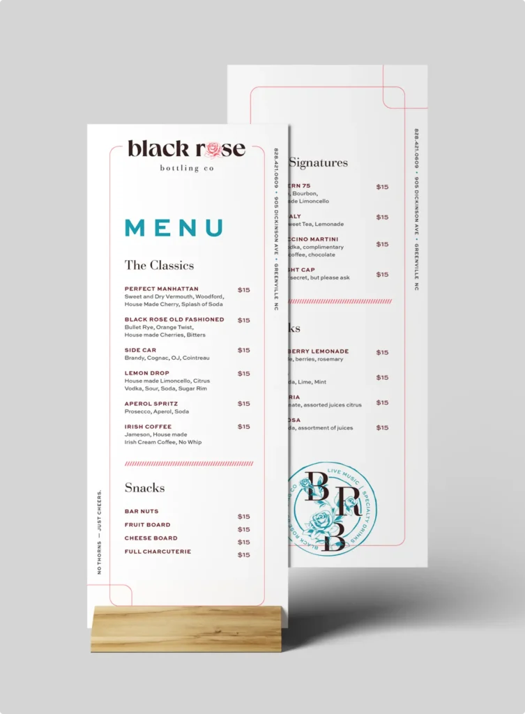 BRB menu