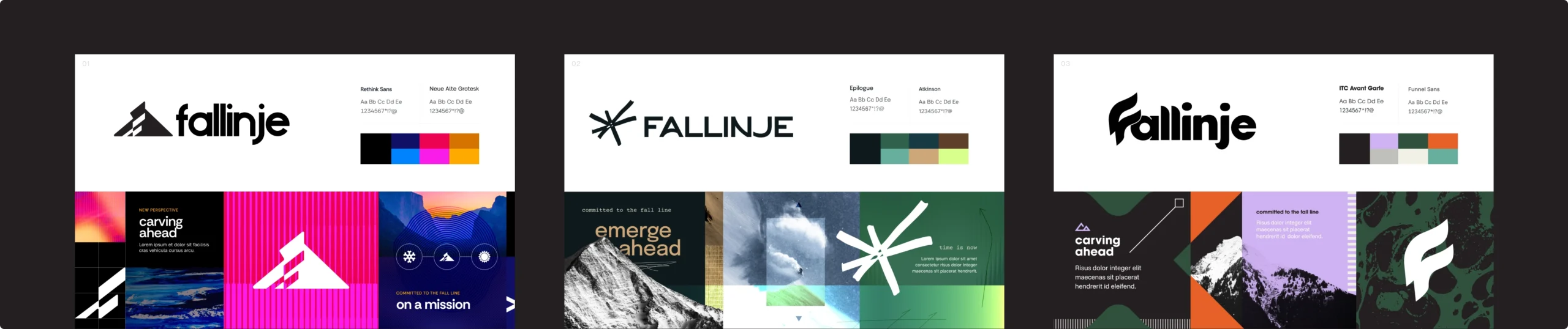 Fallinje Moodboards